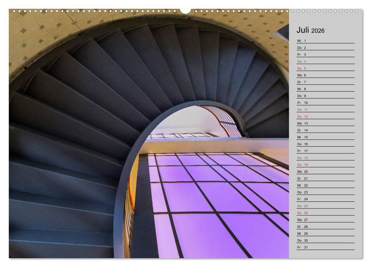 Produktbild: Faszination Treppen (hochwertiger Premium Wandkalender 2026 DIN A2 quer), Kunstdruck in Hochglanz