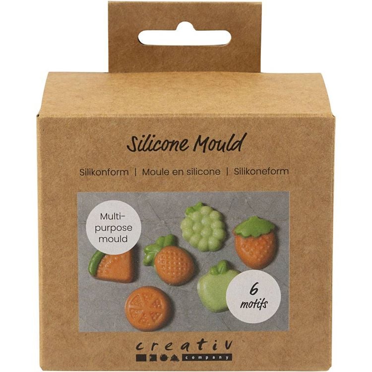 Produktbild: Creativ Company Form, Fr&uuml;chte, H 1,8 cm, L 4,5-6 cm, 6 Stk