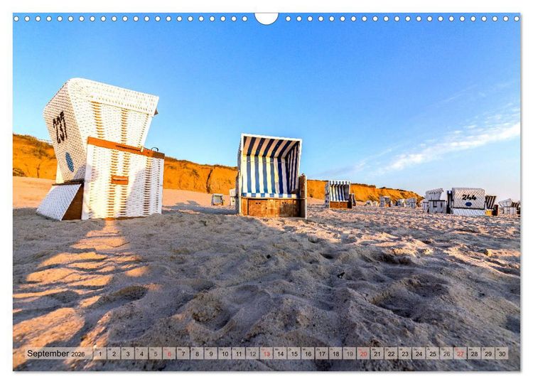 Produktbild: SYLT-LIEBE Atemberaubende Momente (Wandkalender 2026 DIN A3 quer), CALVENDO Monatskalender