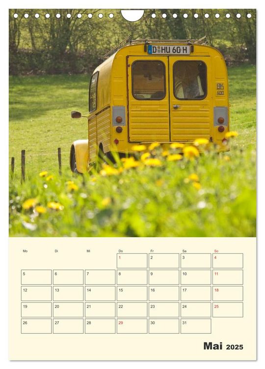 Produktbild: Citro&euml;n 2CV - Lebensart Ente (Wandkalender 2025 DIN A4 hoch), CALVENDO Monatskalender