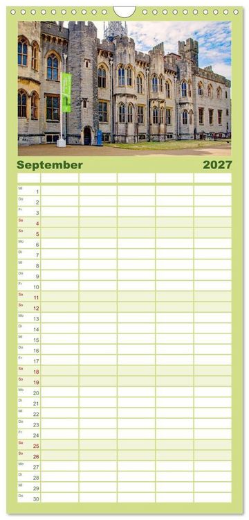 Produktbild: Familienplaner 2027 - Britische Inseln - Highlights des K&ouml;nigreichs mit 5 Spalten (Wandkalender, 21 x 45 cm) CALVENDO