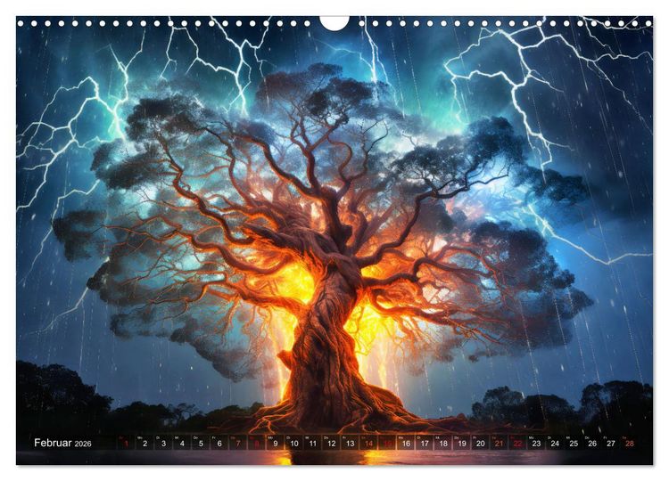Produktbild: G&ouml;tterd&auml;mmerung - Der Ragnar&ouml;k in der nordischen Mythologie (Wandkalender 2026 DIN A3 quer), CALVENDO Monatskalender
