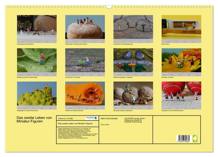 Produktbild: Das zweite Leben von Miniatur-Figuren (Wandkalender 2026 DIN A2 quer), CALVENDO Monatskalender
