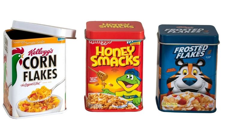 Produktbild: Kellogs Metalldosen Set