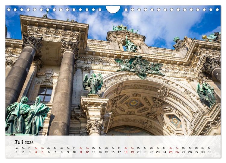 Produktbild: Berlin - Zwischen Alexanderplatz und Brandenburger Tor (Wandkalender 2026 DIN A4 quer), CALVENDO Monatskalender