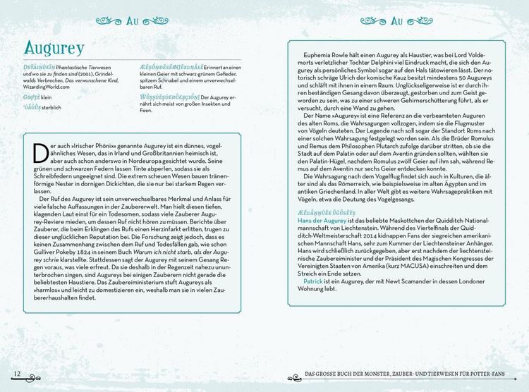 Produktbild: Das gro&szlig;e Buch der Monster, Zauber- und Tierwesen f&uuml;r Potter-Fans