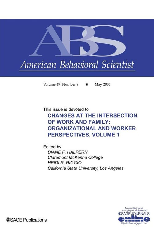 Produktbild: Changes at the Intersection of Work and Family, Volume 1