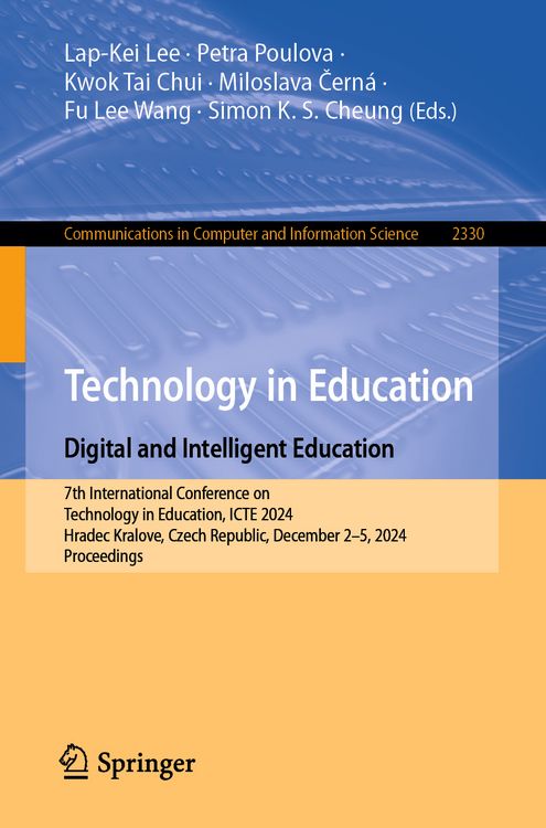 Produktbild: Technology in Education. Digital and Intelligent Education