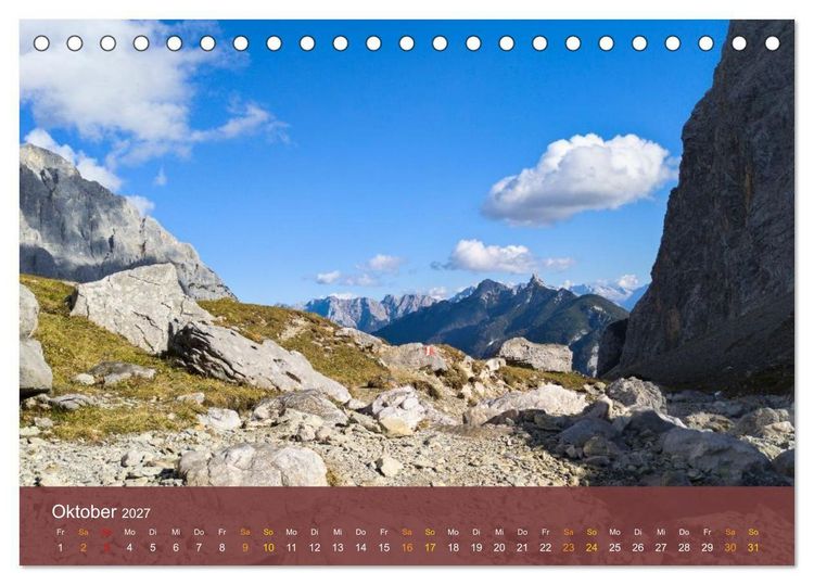 Produktbild: Leutasch - sch&ouml;ne Bergwelt (Tischkalender 2027 DIN A5 quer), CALVENDO Monatskalender