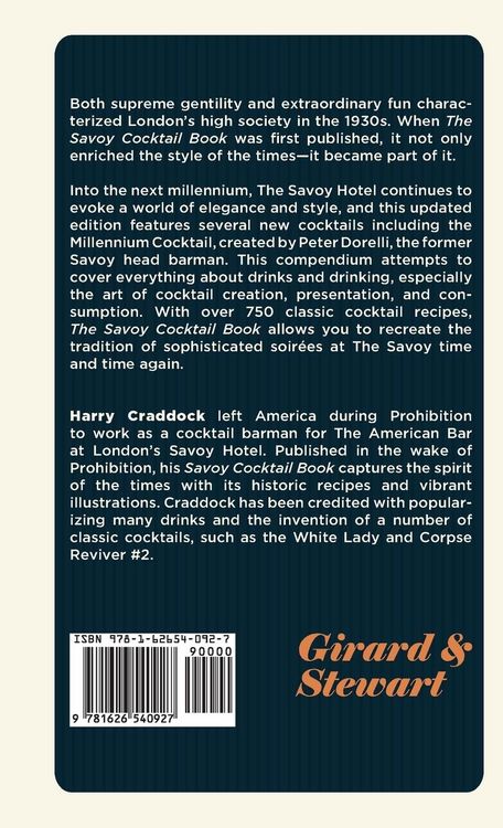 Produktbild: The Savoy Cocktail Book