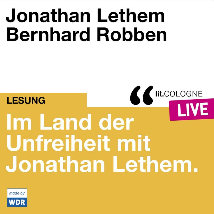 Produktbild: Im Land der Unfreiheit mit Jonathan Lethem