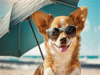 Produktbild: CALVENDO Puzzle Endlich Urlaub! | 1000 Teile Lege-Gr&ouml;&szlig;e 64x48cm Foto-Puzzle f&uuml;r gl&uuml;ckliche Stunden