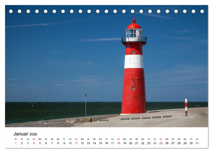 Produktbild: Seeland - Impressionen aus dem S&uuml;dwesten der Niederlande (Tischkalender 2026 DIN A5 quer), CALVENDO Monatskalender