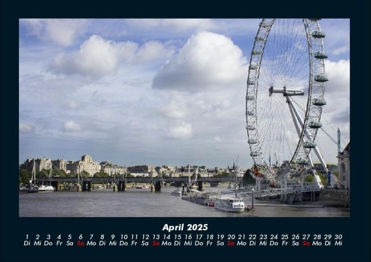 Produktbild: London 2025 Fotokalender DIN A4