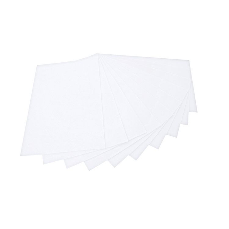 Produktbild: Folia  Bastelfilz 150g/m&sup2;, 20x30cm, 10 Blatt, wei&szlig;
