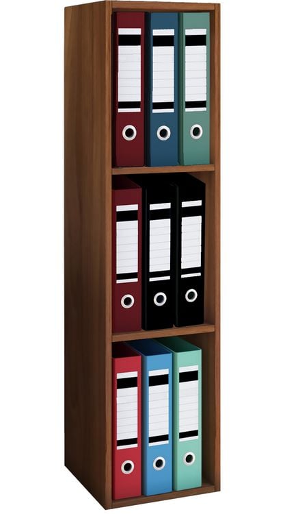 Produktbild: Holz B&uuml;ro Regal B&uuml;cher Ordner Aktenregal Offas 3f