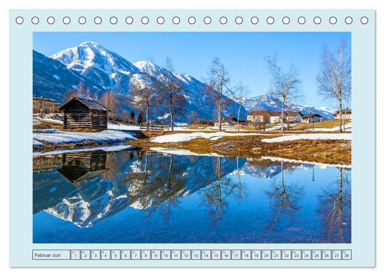 Produktbild: Sch&ouml;ne Gr&uuml;&szlig;e aus St.Veit im Pongau (Tischkalender 2026 DIN A5 quer), CALVENDO Monatskalender