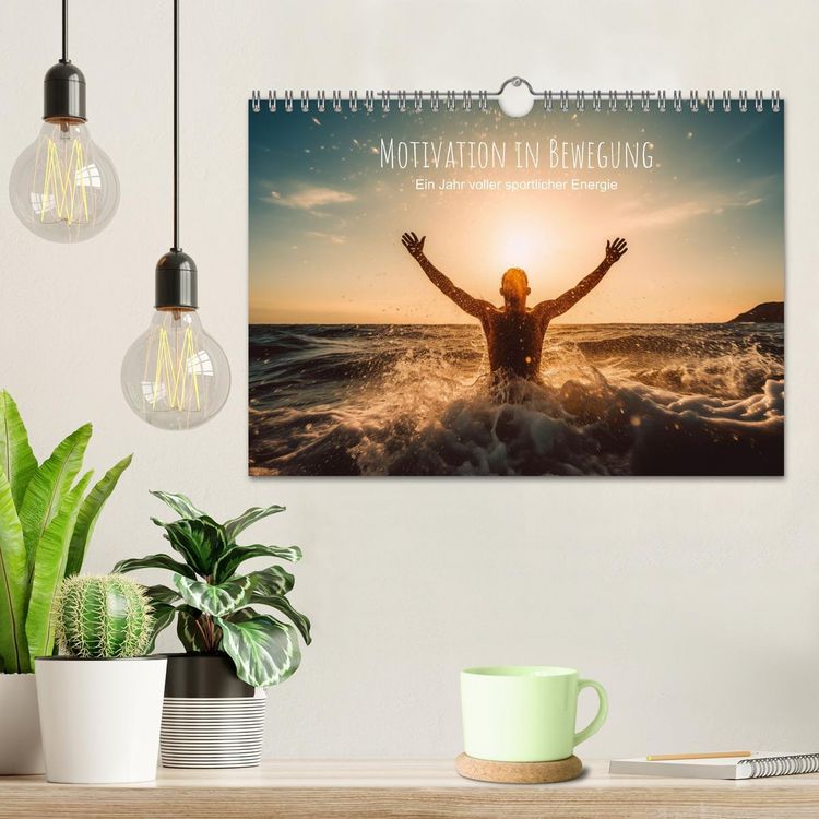 Produktbild: Motivation in Bewegung - Ein Jahr voller sportlicher Energie (Wandkalender 2026 DIN A4 quer), CALVENDO Monatskalender