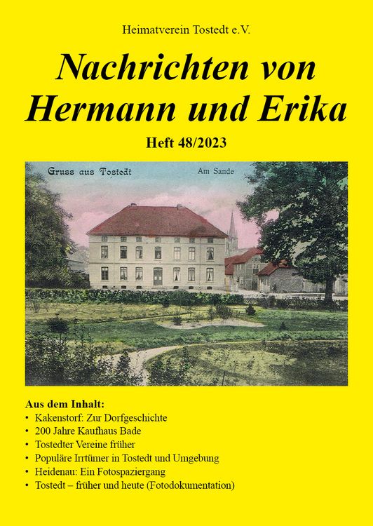 Produktbild: Nachrichten von Hermann und Erika Heft 48/2023