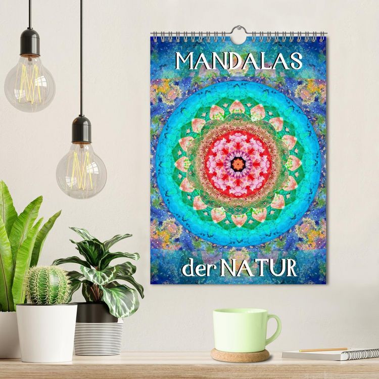 Produktbild: MANDALAS der Natur (Wandkalender 2026 DIN A4 hoch), CALVENDO Monatskalender