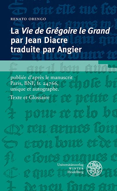 Produktbild: La &laquo; Vie de Gr&eacute;goire le Grand &raquo; par Jean Diacre traduite par Angier
