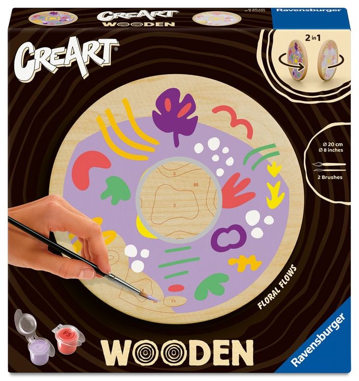 Produktbild: CreArt Wooden - Florale Str&ouml;me