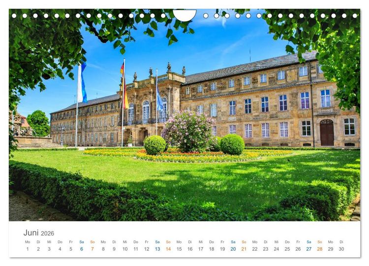 Produktbild: Oberfranken - Bayerns Norden (Wandkalender 2026 DIN A4 quer), CALVENDO Monatskalender