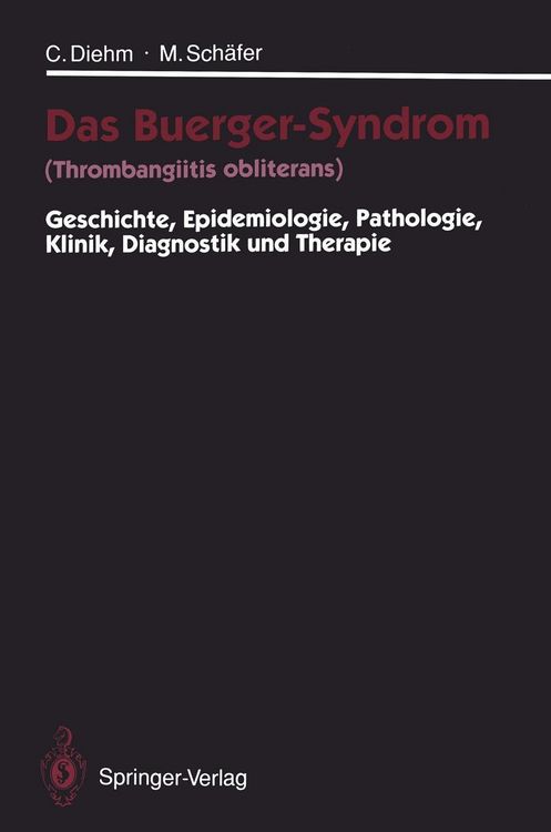 Produktbild: Das Buerger-Syndrom (Thrombangiitis obliterans)