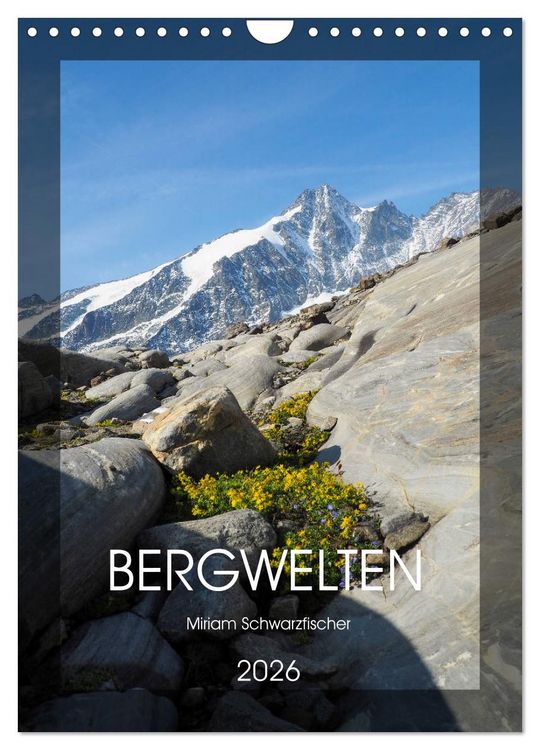 Produktbild: Bergwelten Wandkalender (Wandkalender 2026 DIN A4 hoch), CALVENDO Monatskalender