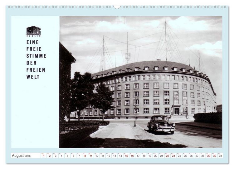 Produktbild: Rundfunk in Deutschland - Historische QSL-Karten (Wandkalender 2026 DIN A2 quer), CALVENDO Monatskalender