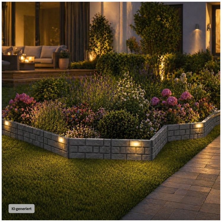 Produktbild: HTI-Living HTI-Living Beeteinfassung L&auml;nge 170 cm Ziegelsteinoptik