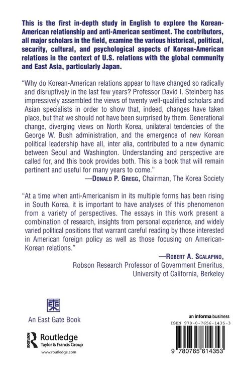 Produktbild: Korean Attitudes Toward the United States