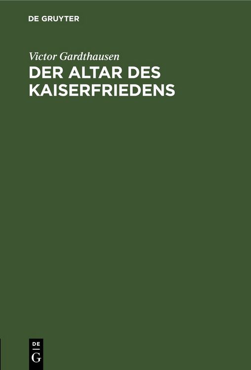 Produktbild: Der Altar des Kaiserfriedens