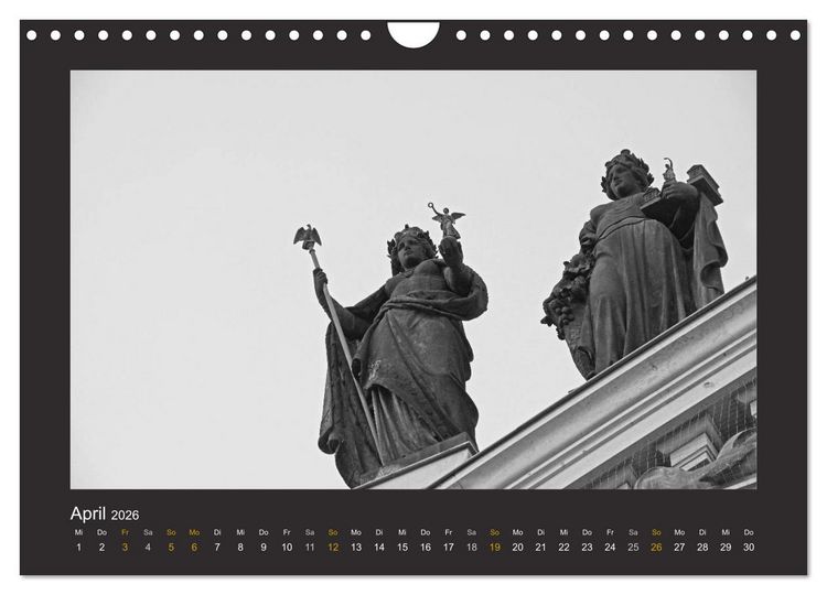 Produktbild: Dresdens stille Gesten (Wandkalender 2026 DIN A4 quer), CALVENDO Monatskalender