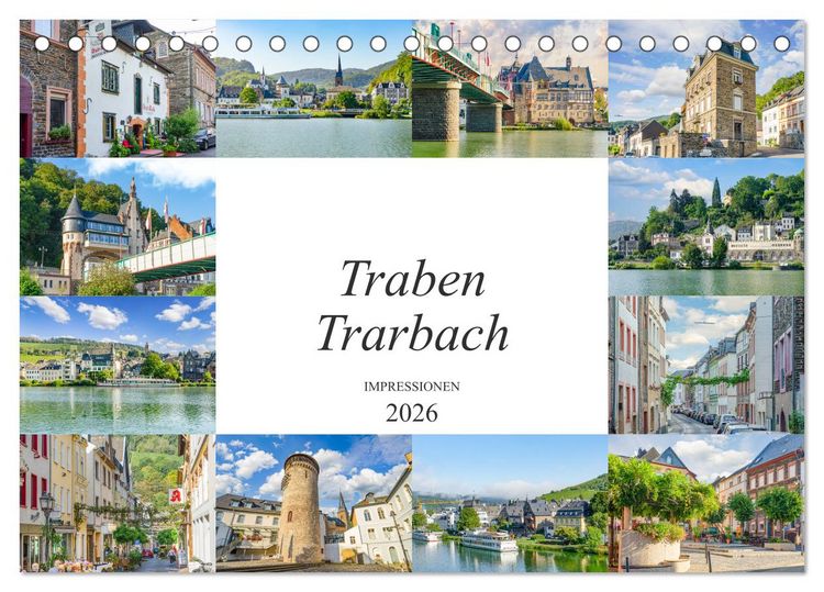 Produktbild: Traben Trarbach Impressionen (Tischkalender 2026 DIN A5 quer), CALVENDO Monatskalender