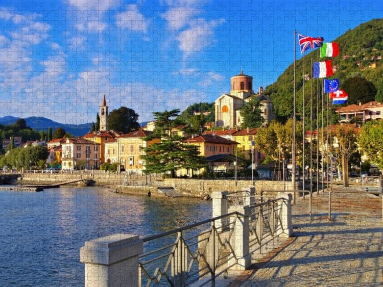 Produktbild: CALVENDO Puzzle Laveno | 1000 Teile Lege-Gr&ouml;&szlig;e 64x48cm Foto-Puzzle f&uuml;r gl&uuml;ckliche Stunden