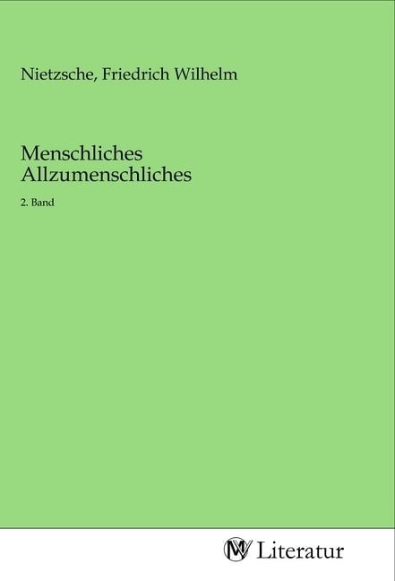 Produktbild: Menschliches Allzumenschliches