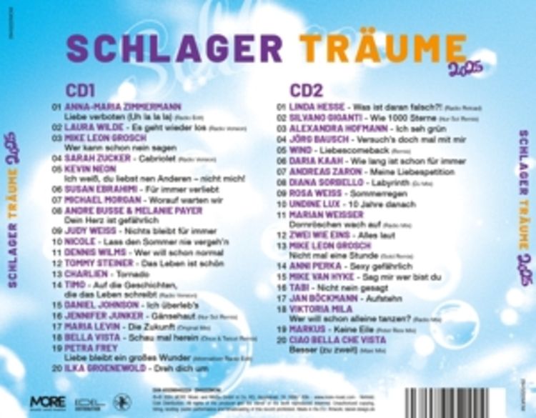 Produktbild: Schlager Tr&auml;ume 2025 (2CD)