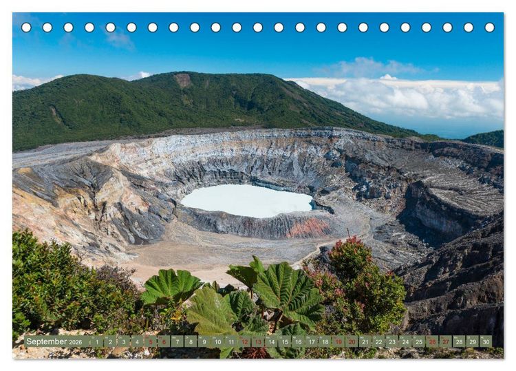 Produktbild: Farbenfrohes Costa Rica (Tischkalender 2026 DIN A5 quer), CALVENDO Monatskalender