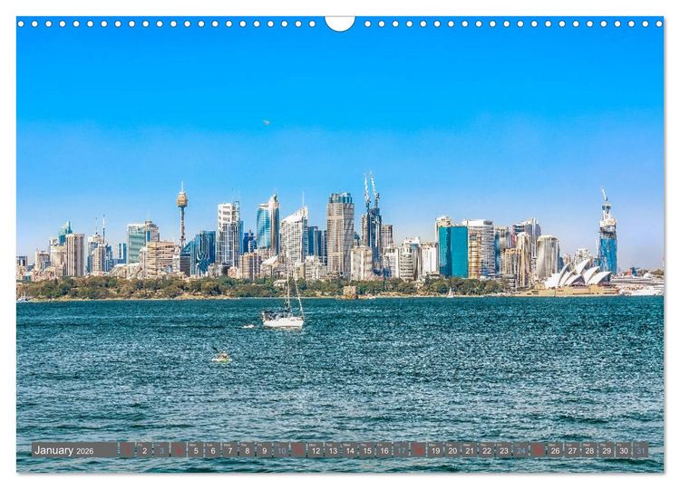 Produktbild: Australia - Metropolises &bull; Outback &bull; Rainforest &bull; Koalas (Wall Calendar 2026 DIN A3 landscape), CALVENDO 12 Month Wall Calendar