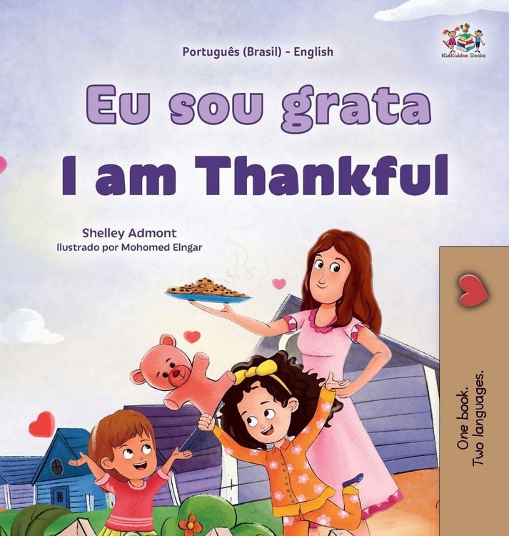 Produktbild: I am Thankful (Portuguese Brazilian English Bilingual Children's Book)