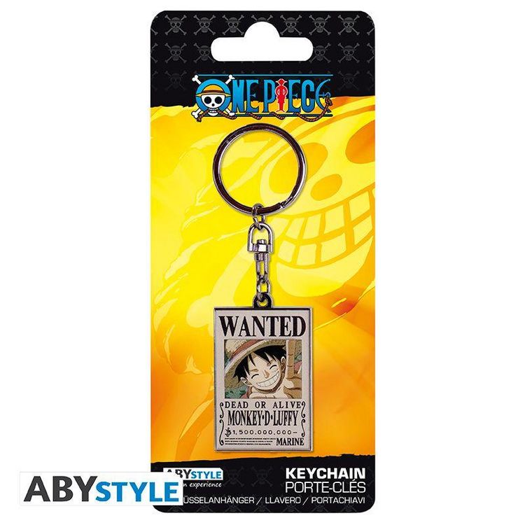 Produktbild: ONE PIECE - Keychain "Wanted Luffy"