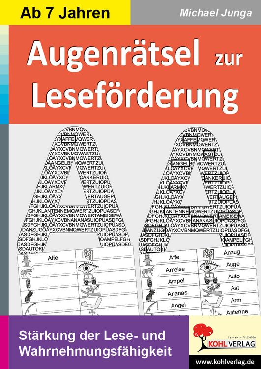 Produktbild: Augenr&auml;tsel zur Lesef&ouml;rderung