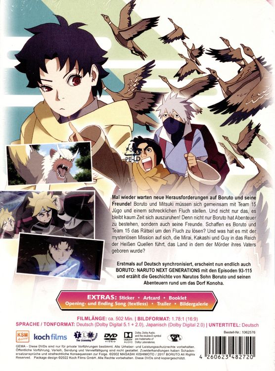 Produktbild: Boruto - Naruto Next Generations: Volume 6 (Ep. 93-115) [3 DVDs]