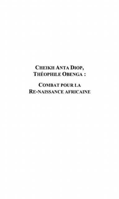 Produktbild: Cheikh anta diop theophile obenga: comba