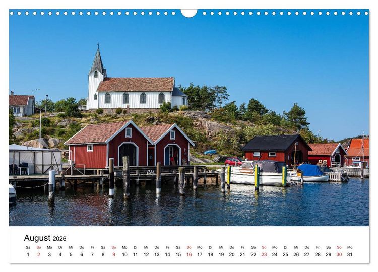 Produktbild: Westk&uuml;ste in Schweden (Wandkalender 2026 DIN A3 quer), CALVENDO Monatskalender