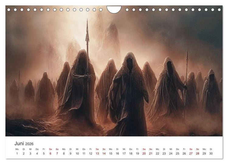 Produktbild: Das Reich der fl&uuml;sternden Schatten (Wandkalender 2026 DIN A4 quer), CALVENDO Monatskalender
