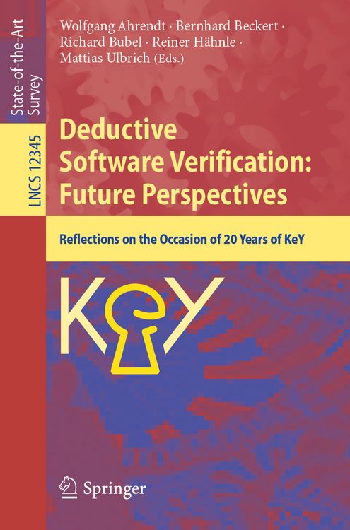 Produktbild: Deductive Software Verification: Future Perspectives
