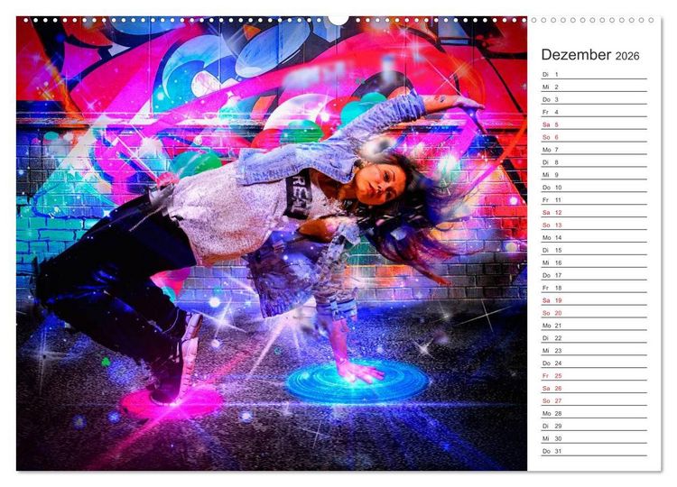 Produktbild: Break Dance (hochwertiger Premium Wandkalender 2026 DIN A2 quer), Kunstdruck in Hochglanz
