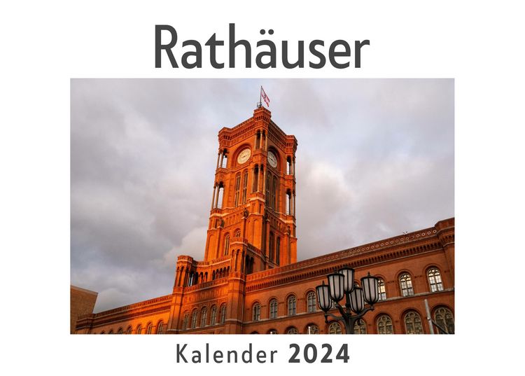 Produktbild: Rath&auml;user (Wandkalender 2024, Kalender DIN A4 quer, Monatskalender im Querformat mit Kalendarium, Das perfekte Geschenk)